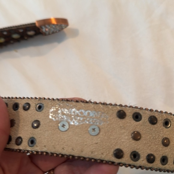 Leopard Print Rhinestone Belt main image 4